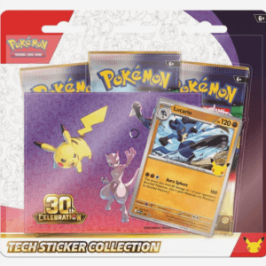 Pokémon  Tech Sticker Collection Lucario - 30th Celebration Forhåndsbestillinger